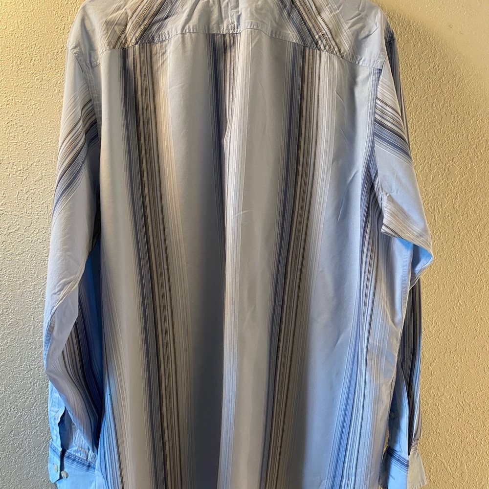 Grey and dark grey/black dress shirt
